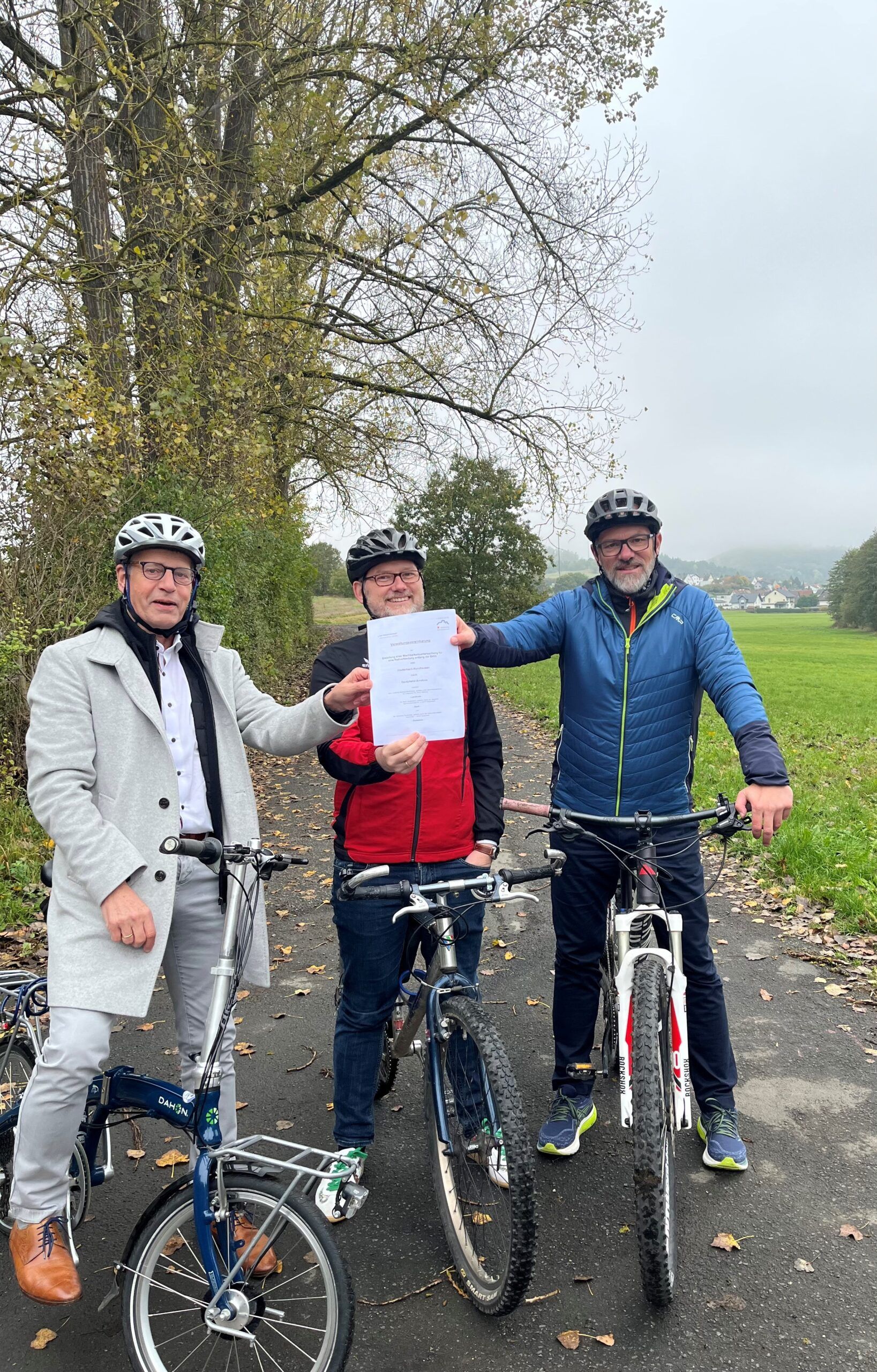 Verbindungsweg für Radfahrer zwischen Dautphetal und Gladenbach