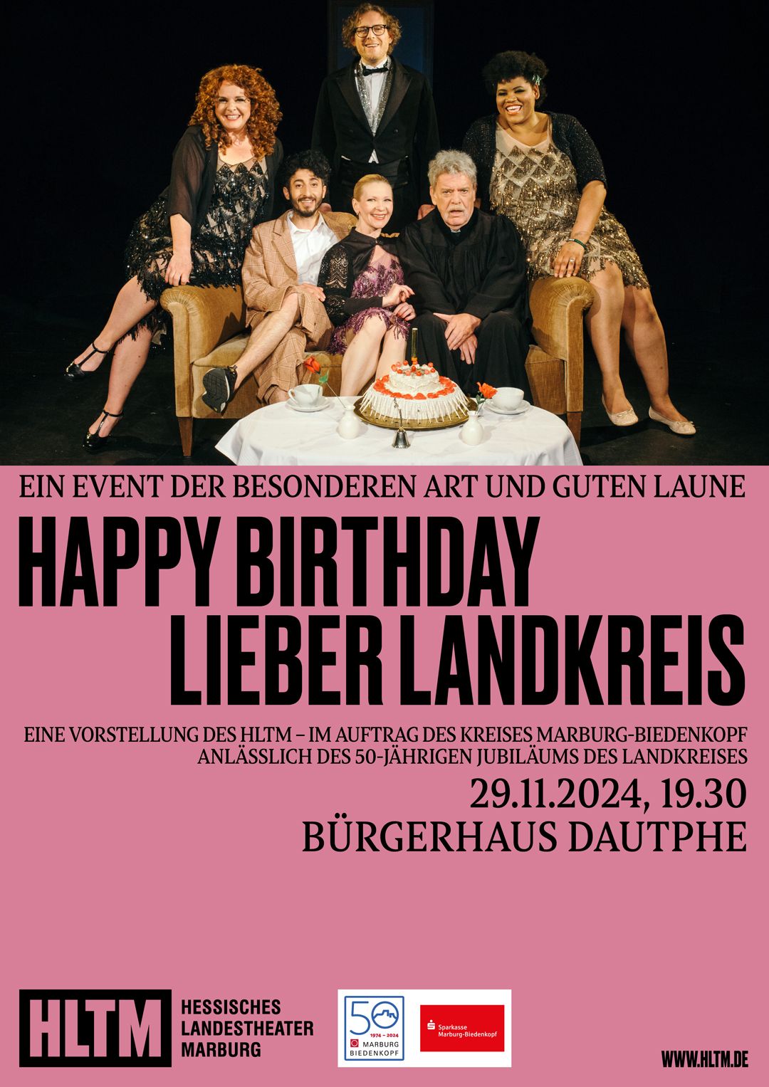 Theater „Happy Birthday Landkreis“ in Dautphe