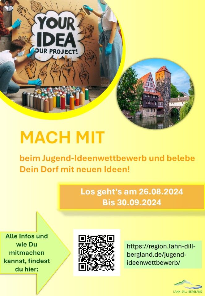 Jugend-Ideenwettbewerb in der Region Lahn-Dill-Bergland